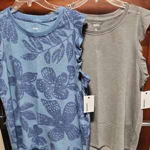 Sonoma Women's Blue Floral and Gray Tops Set BNWT